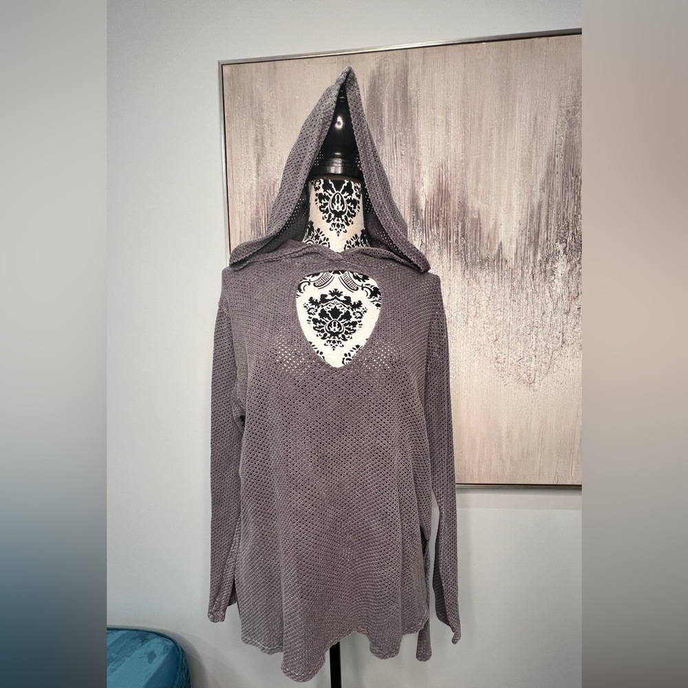 Grey, Bathing suit cover up, size S